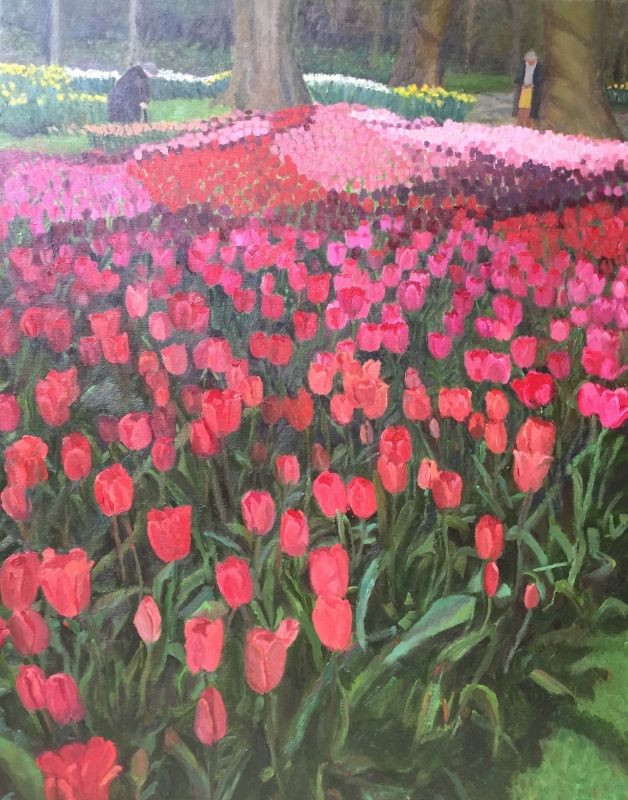 Tulip Festival by artist Sandra Farrell